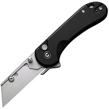 CIVIVI Elementum Utility Black Aluminum Handle Stonewashed S/S Blade Holder Plain - KNIFESTOCK