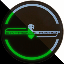 Extrema Ratio ROUND TPR PATCH 85O MM BLACK – LUMINSCENT 04.5110.0130/FLUO - KNIFESTOCK