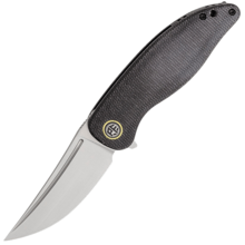 Petrified Fish PFP06 Simum Satin K110 Black Micarta PFP06DMS - KNIFESTOCK