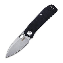 KUBEY Hyde Liner Lock Folding Knife Black G10 Handle KU2104A - KNIFESTOCK