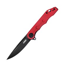 KUBEY Mizo Liner Lock Flipper Folding Knife Red G10 Handle KU312C - KNIFESTOCK
