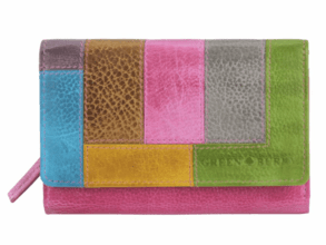 GreenBurry Leather RV women&#039;s wallet &quot;Candy Shop&quot; 864-77 - KNIFESTOCK