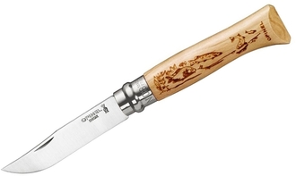 Opinel N8 inox hal dekoráció - KNIFESTOCK
