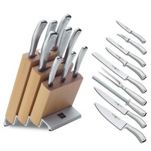 WUSTHOF set CULINAR 9-delige messen + blok, licht - KNIFESTOCK