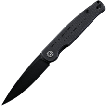 Petrified Fish PFE07 Morse Black Stonewashed 154CM Black Micarta PFE07DMDW - KNIFESTOCK