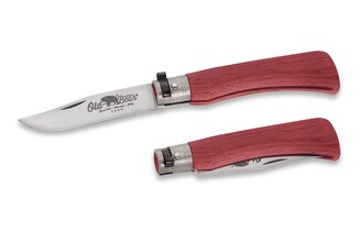 OLD BEAR® STAINLESS STEEL, RED LAMINATED HANDLE XL 9307/23_MRK - KNIFESTOCK