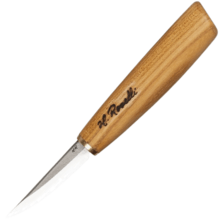 Roselli Carving knife short, Red elm  R113D - KNIFESTOCK