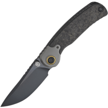 Kizer PIONEER 20CV, Stonewashed + DLC-Ultra, Ti &amp; Marble CF ZX-FK03A4 - KNIFESTOCK