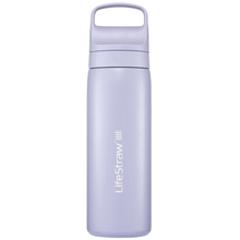 LifeStraw Stainless Steel Water Filter Bottle; 18oz; Provence Purple LGV418PPWW - KNIFESTOCK