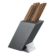 VICTORINOX Swiss Modern Cutlery Block, filled 6.7186.6 - KNIFESTOCK