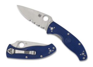 Spyderco Tenacious Lightweight Blue C122PSBL - KNIFESTOCK