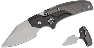 Civivi Typhoeus Black And Gray Aluminum Handle C21036-3 - KNIFESTOCK