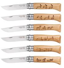 Opinel VRI N°08 Inox Animalia 6buc 001637 - KNIFESTOCK