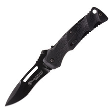 Smith and Wesson Black Ops 2 Assist Svartbelagd Rostfritt Stålblad med Svart Handtag - KNIFESTOCK