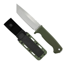 Demko Knives FreeReign - Tanto Rubberized - OD Green AUS10A FR-10A-TOD - KNIFESTOCK