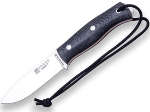 JOKER EMBER FLAT BUSHCRAFT AND SURVIVAL KNIFE CANVAS MICARTA HANDLE CM123 - KNIFESTOCK