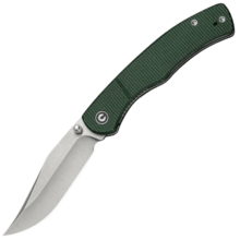 Civivi Clingman Green Canvas Micarta HandleSatin Finished Nitro-V BladeLiner Lock - KNIFESTOCK