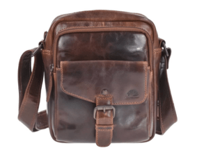 GreenBurry Leather ShoulderBag M &quot;RUGGED&quot; 1304-25 - KNIFESTOCK