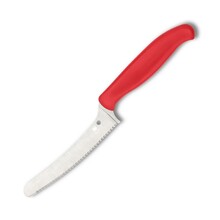 Spyderco Z-Cut Kitchen Knife Lightweight Red K13SRD - KNIFESTOCK