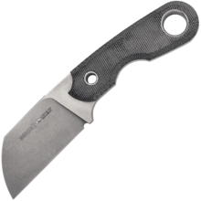 Viper BERUS2 Sheepfoot Stonewash M390, Black Canvas Micarta, Kydex VT4014CB - KNIFESTOCK
