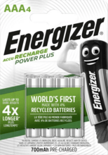 E300626604 Energizer Bateriile reîncărcabile - Power Plus AAA 700 FSB4 precharged - KNIFESTOCK