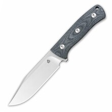 QSP Knife Bison V2, Satin D2 Blade, Denim Micarta Handle QS134-B - KNIFESTOCK