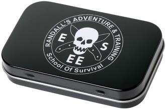 ESEE Pocket Survival Kit Tin, 3.75&quot; x 2.25&quot; x .75&quot; KIT-CONTAINER - KNIFESTOCK