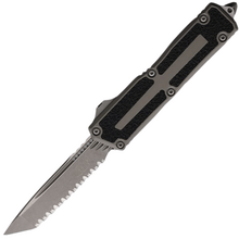 Microtech SCARAB II GEN III T/E APOCALYPTIC FULL SERRATE NATURAL CLEAR 1279-12AP - KNIFESTOCK