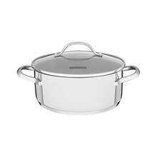 Tramontina Una Cooking Pot with Glass Cover 24cm/4,80l 62283/240 - KNIFESTOCK