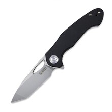KUBEY Dugu Liner Lock Folding Knife Black G10 Handle KU159C - KNIFESTOCK