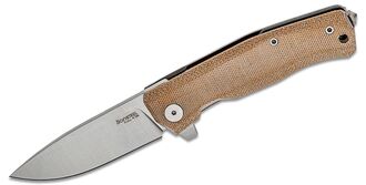 Lionsteel Myto Folding knife M390 blade, NATURAL Micarta handle  MT01 CVN - KNIFESTOCK