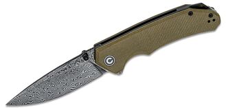 CIVIVI Brazen Lame Damas, Manches Micarta Vert OD C2102DS-2 - KNIFESTOCK